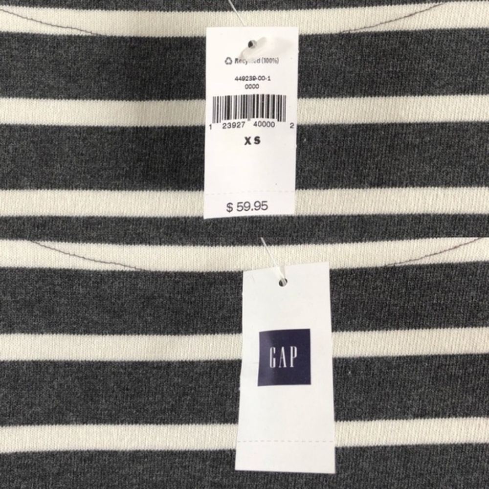 Gap Striped Spring T-Shirt Dress Size XS NWT - Picture 8 of 8